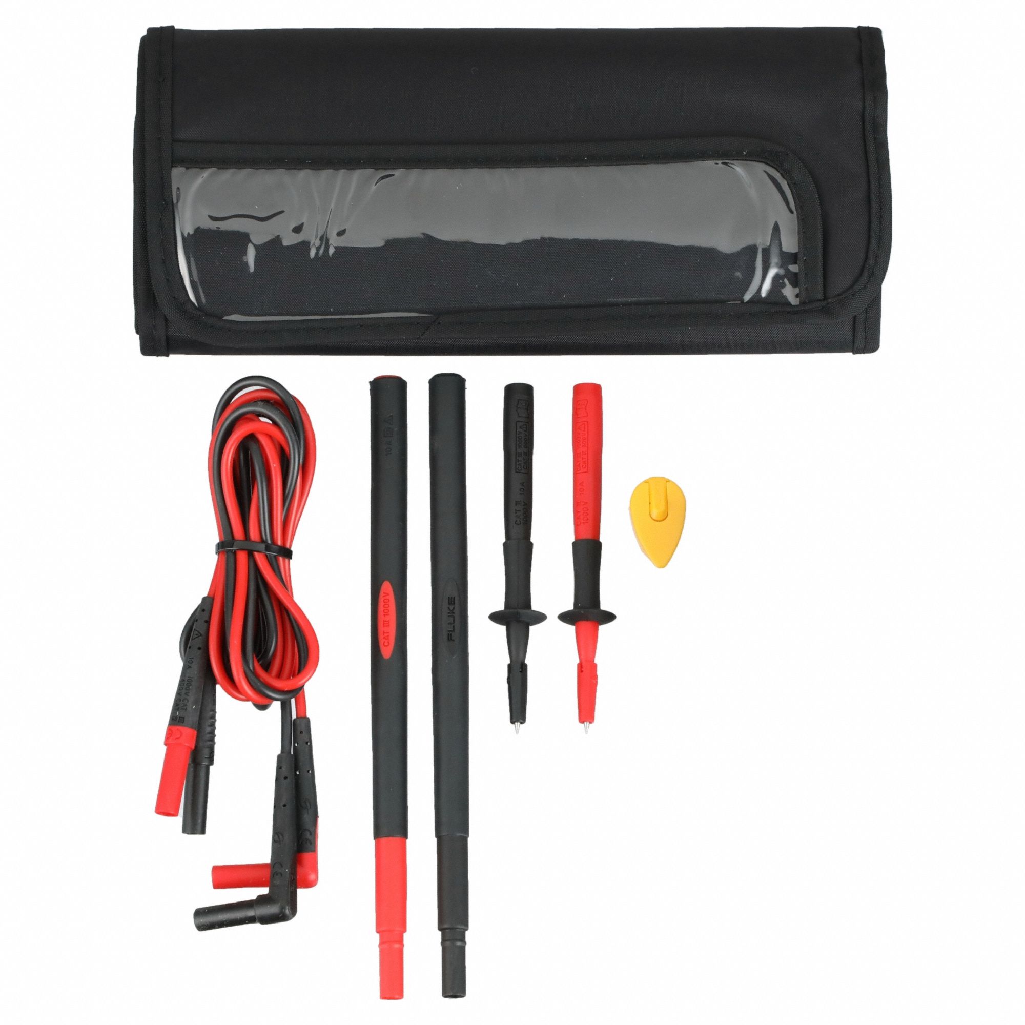 FLUKE, CAT III 1000V/CAT IV 600V, Probe, Test Lead Kit 4CB71Fluke