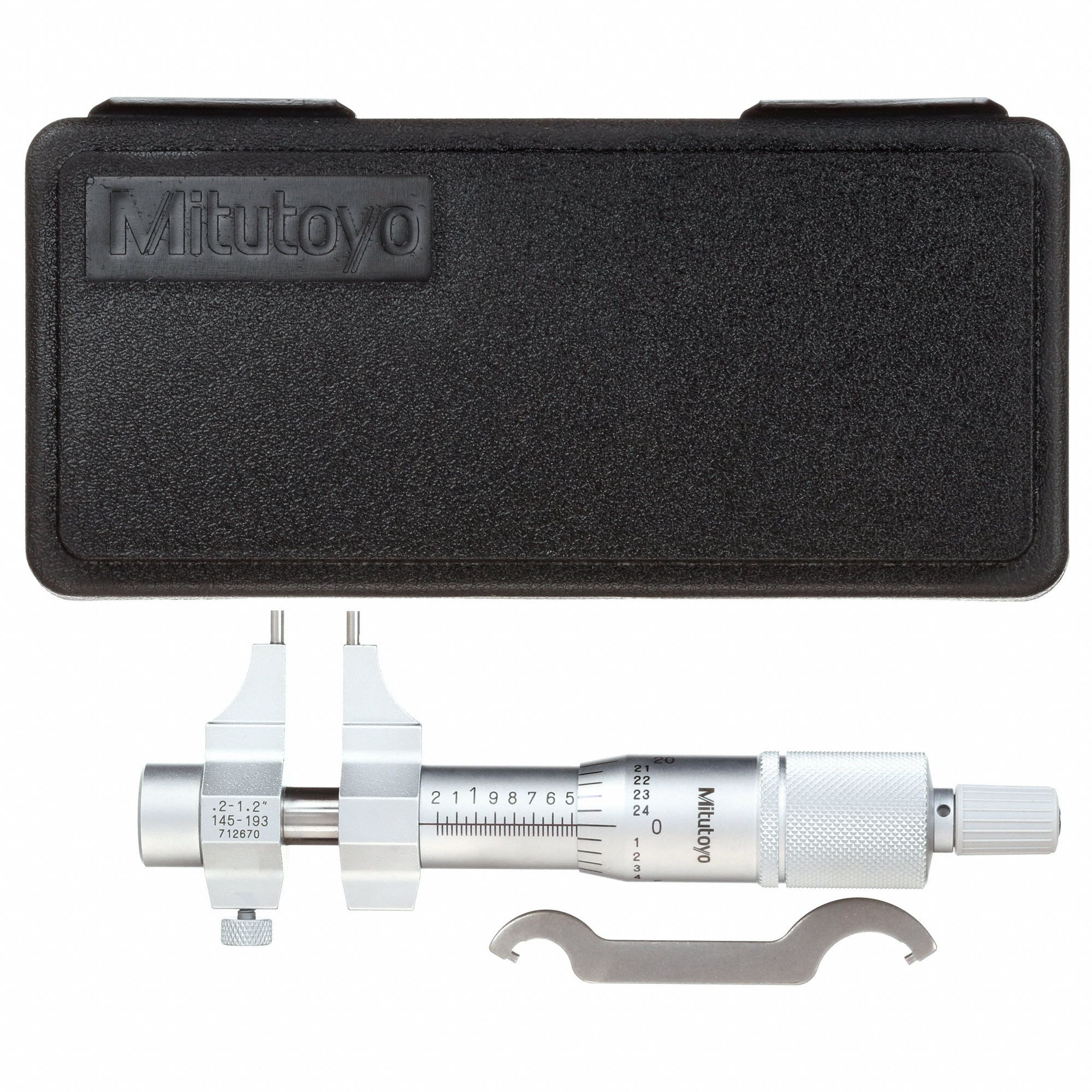 MITUTOYO Mechanical CaliperJaw Inside Micrometer, Inside Micrometer