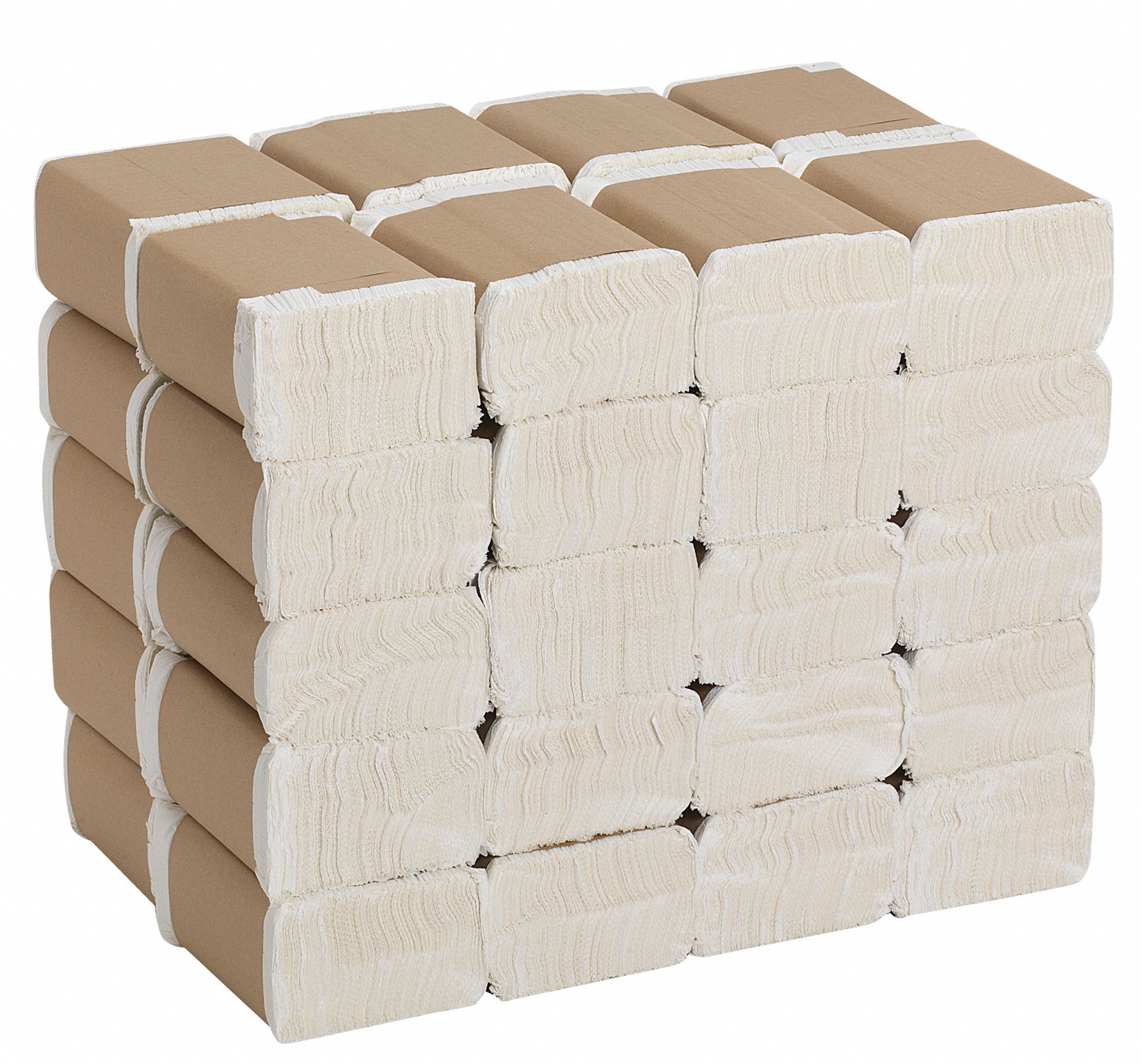 DIXIE BASIC HyNap® Tall Fold Dispenser Napkin, Plain White, 3 1/2 in x