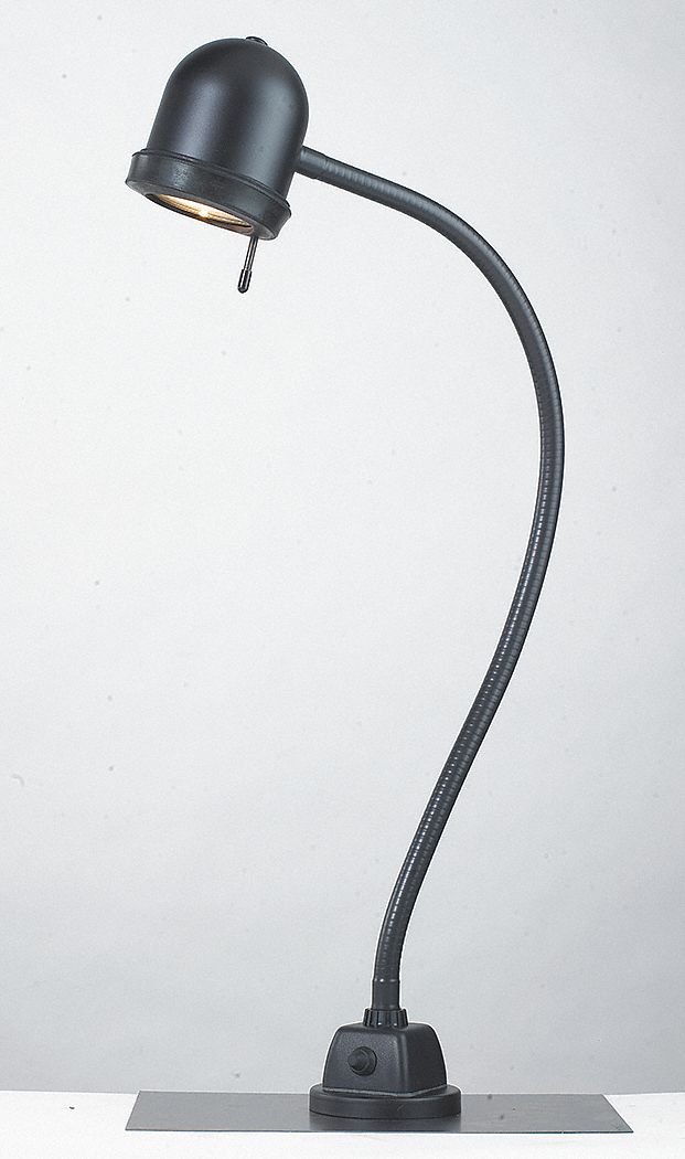 ELECTRIX Gooseneck Task Light, Halogen, 30 in Arm Length, 950 Lumens