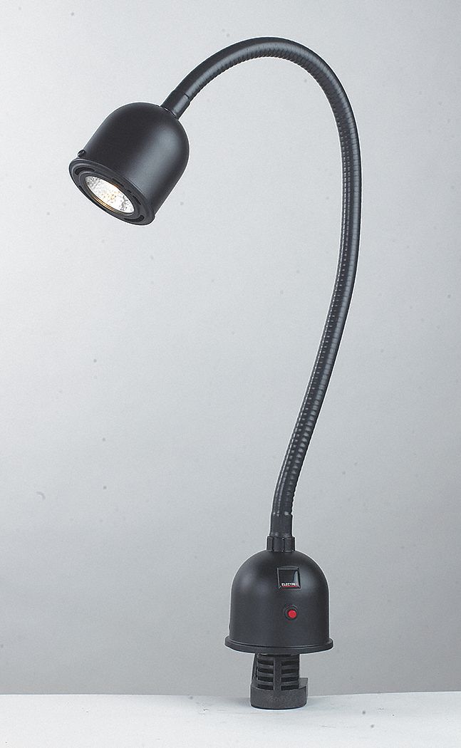 ELECTRIX Gooseneck Task Light, LED, 22 in Arm Length, 500 lm Lumens