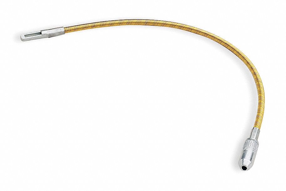 GREENLEE Fish Tape Flexible Leader Steel, Eyelet End, 400 lb Max Pull, 12 in Lg 4CN024391