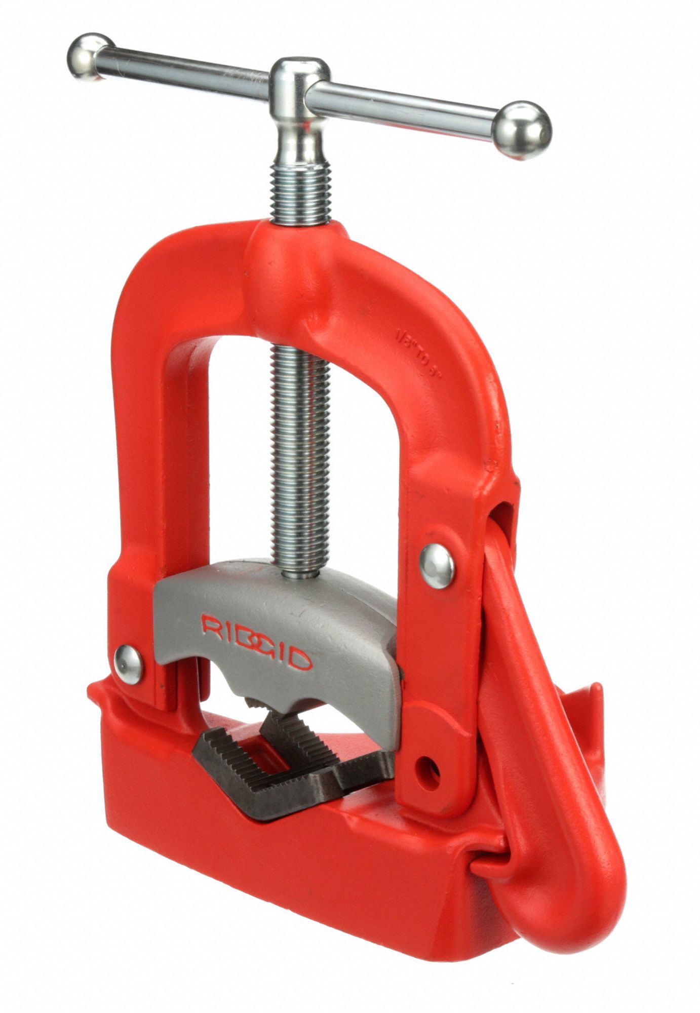 RIDGID Bench Yoke Vise, 1/8 to 6 in Pipe Capacity, 19 in Overall Height