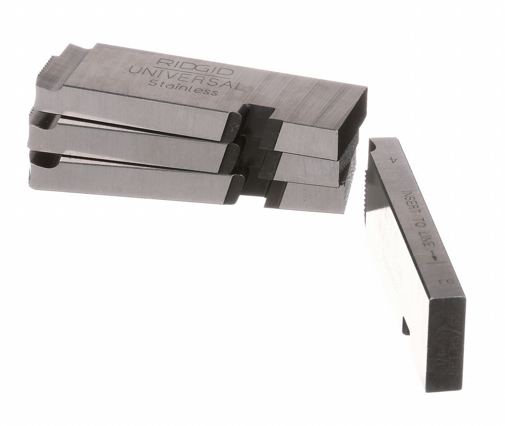 RIDGID Pipe Dies Set for Threading Machine Die Heads, For Nominal Pipe Size 1/4 in to 3/8 in, 18