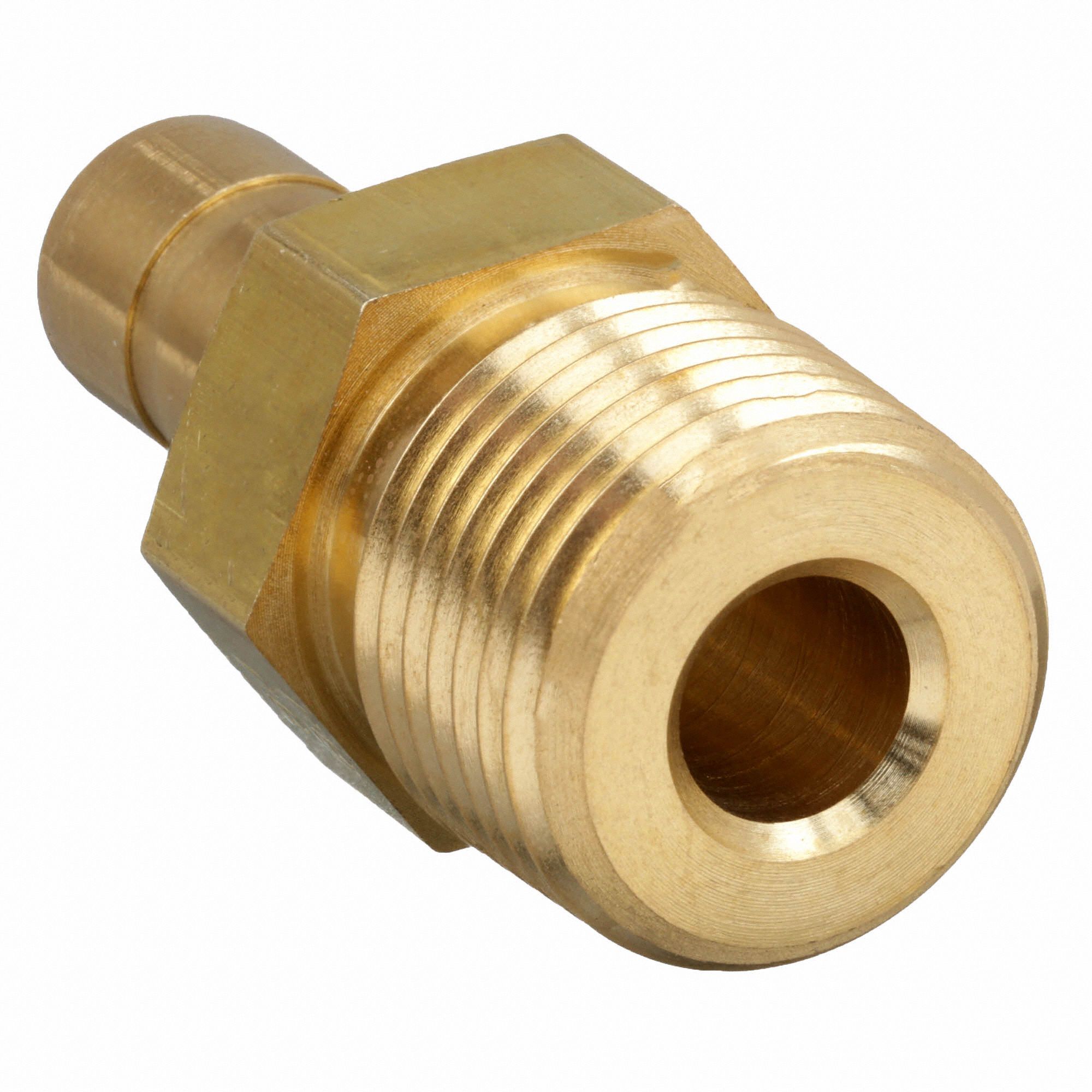 PARKER Male Adapter, 3/8 in Tube Size, 3/8 in Pipe Size Pipe Fitting