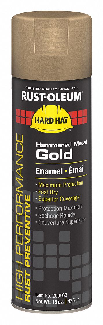 RUSTOLEUM 209563 Spray Paint,Metal Gold,15 oz. 20066124052 eBay