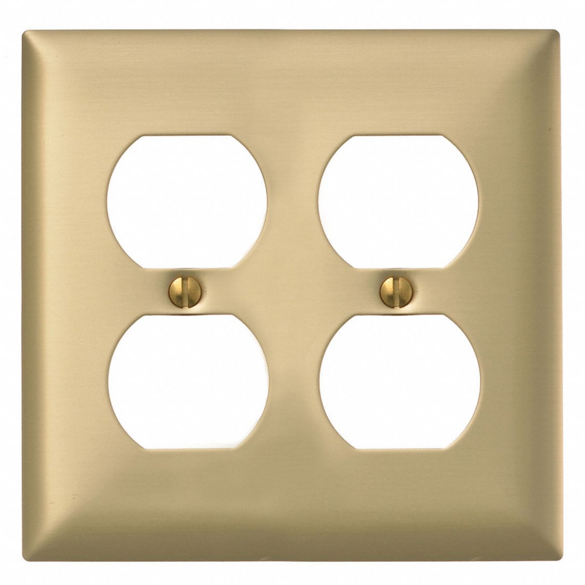 Duplex Outlet, Brass, Duplex Receptacle Wall Plate 4D159SB82 Grainger