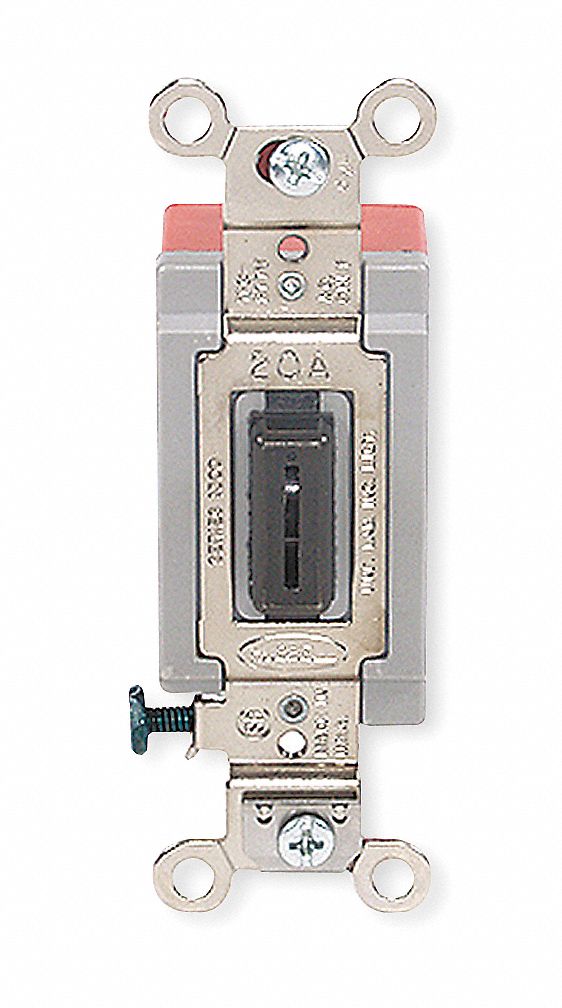 HUBBELL WIRING DEVICEKELLEMS Wall Switch, 2Pole, 3 Position, Center