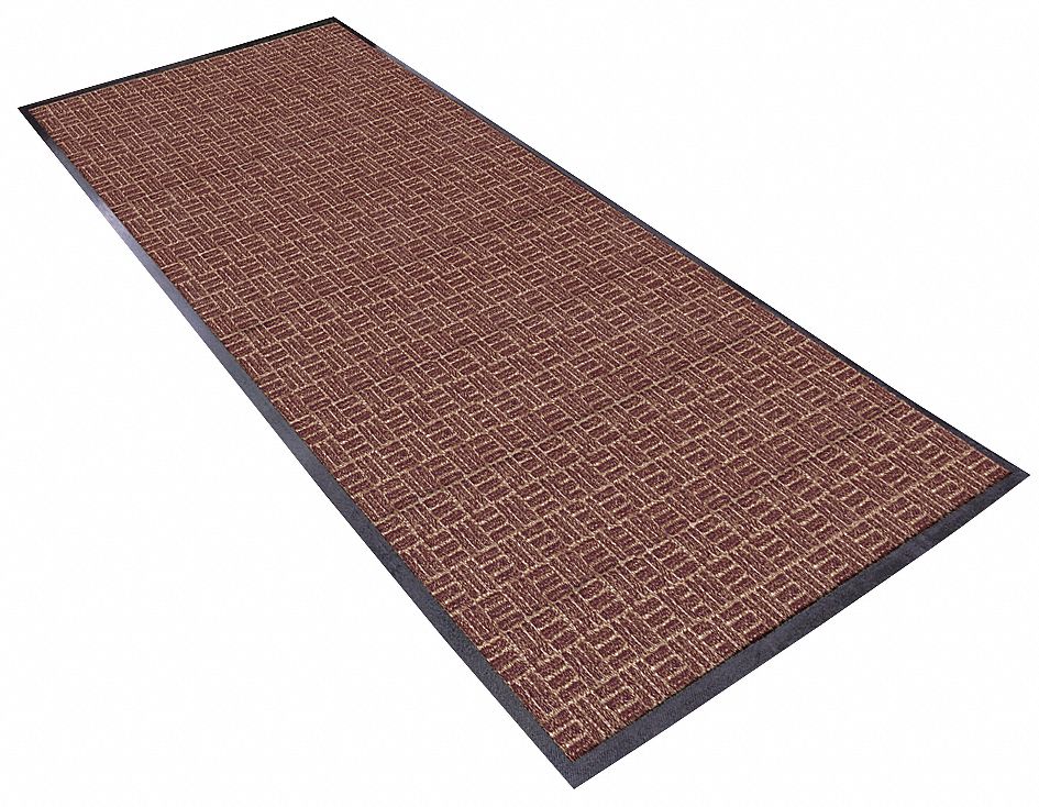 NOTRAX Indoor Entrance Mat, 6 ft L, 4 ft W, 3/8 in Thick, Rectangle