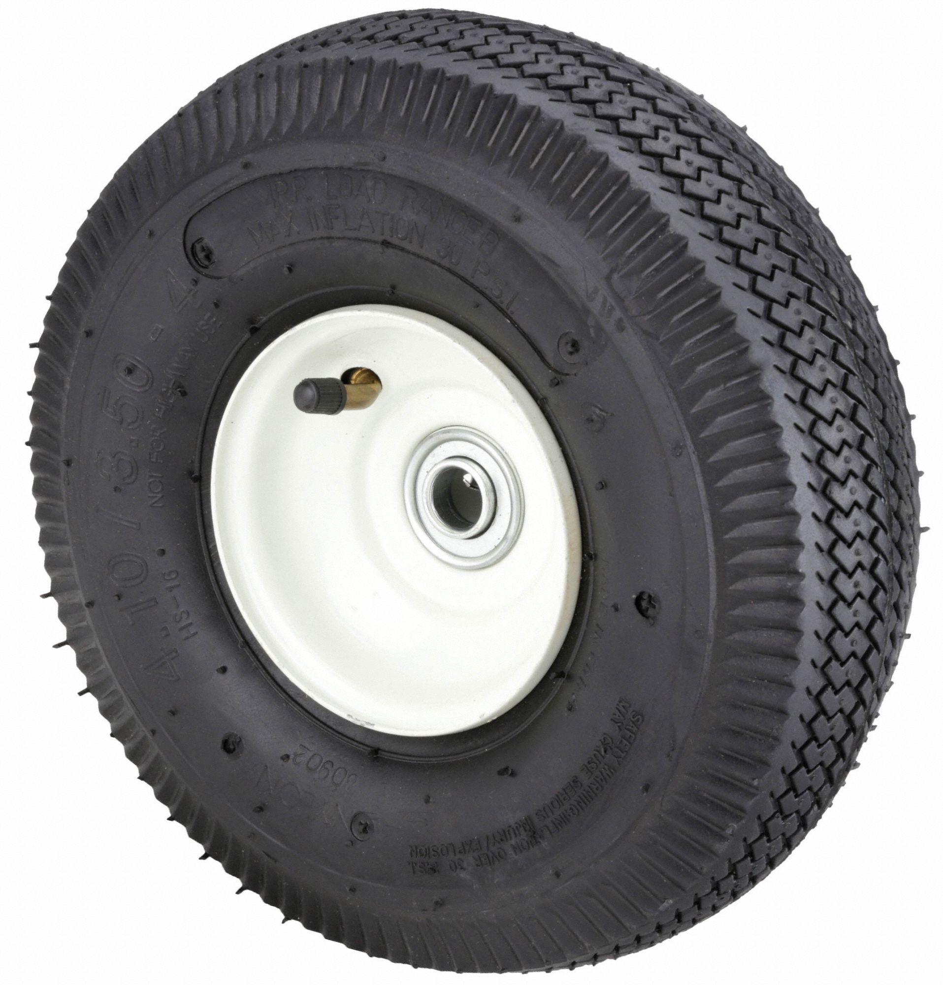 MARASTAR, 10 in Wheel Dia., 3 in Wheel Wd, Pneumatic Wheel 4DE47