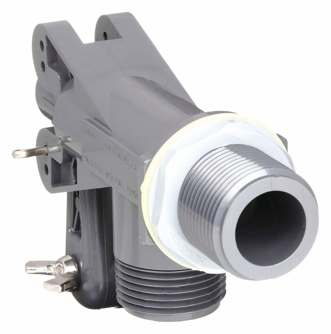 KERICK, Bulkhead Mount, 1 in Size, Float Valve with Threaded Outlet