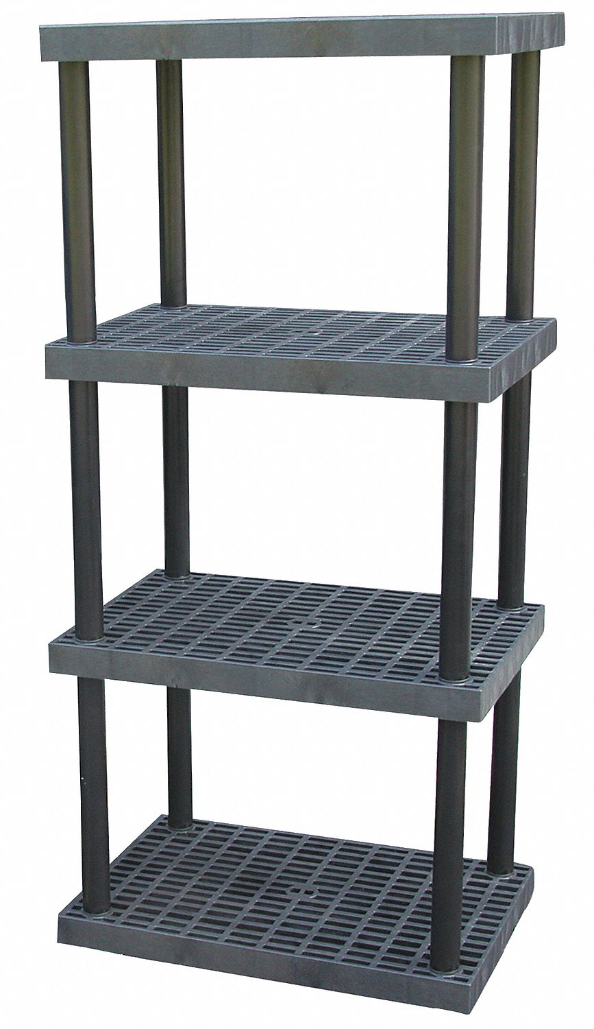 STRUCTURAL PLASTICS, 36 in x 24 in, 75 in Overall Ht, Plastic Shelving