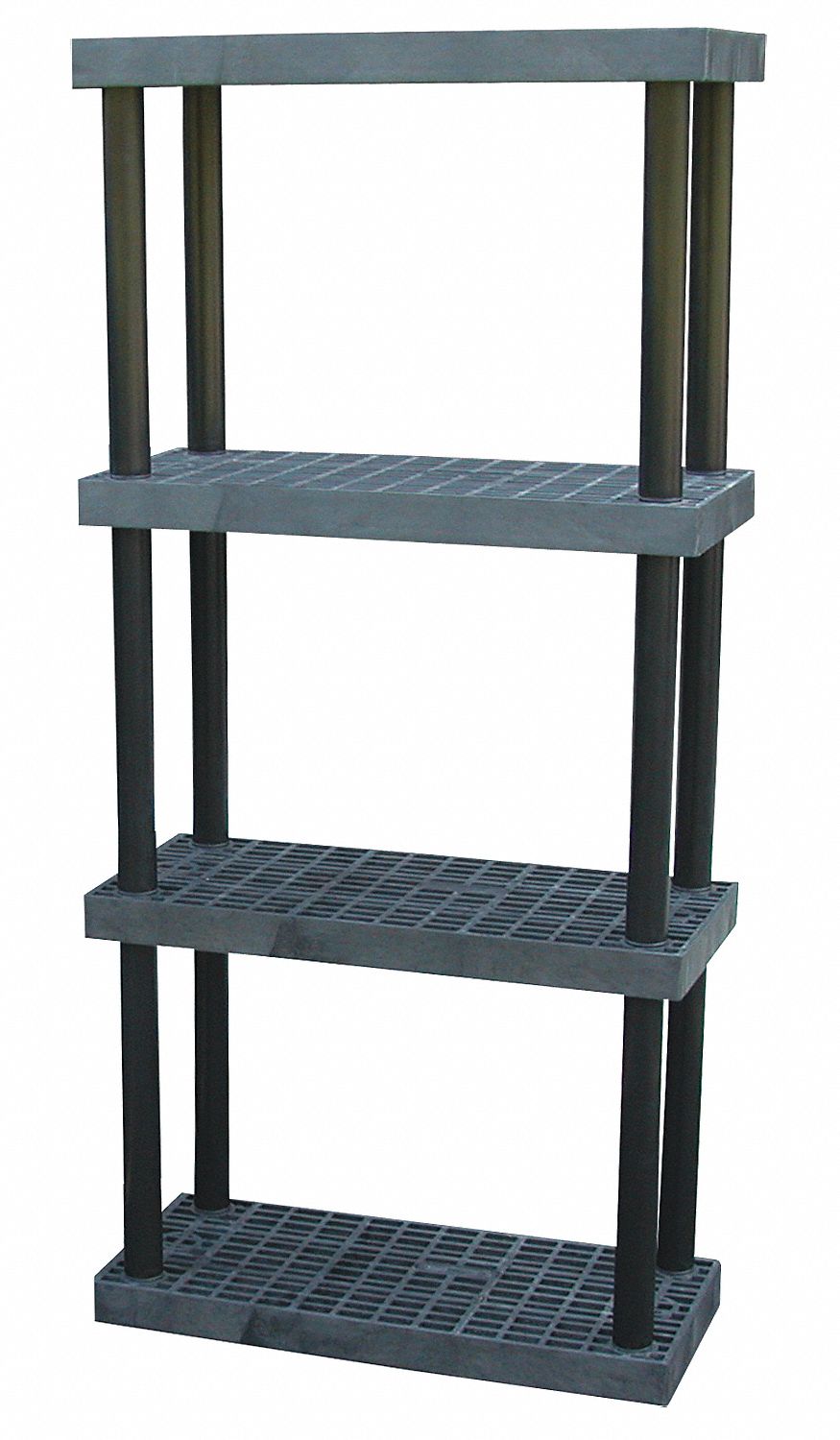 STRUCTURAL PLASTICS, 36 in x 16 in, 75 in Overall Ht, Plastic Shelving