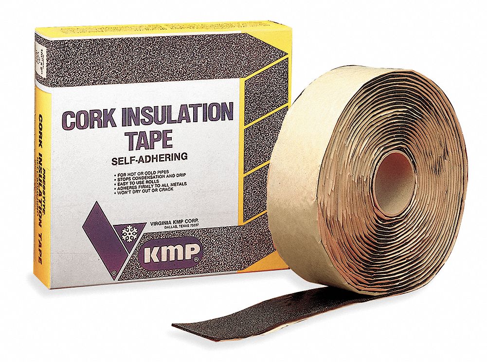 1/8 in x 2 in x 30 Presstite Cork Insulation Tape Grainger