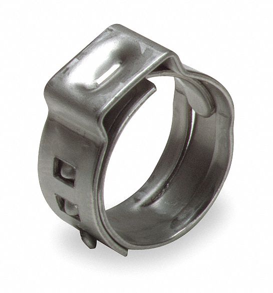 OETIKER Crimp, Stepless Ear Stainless Steel Hose Clamp 5EFD616700031