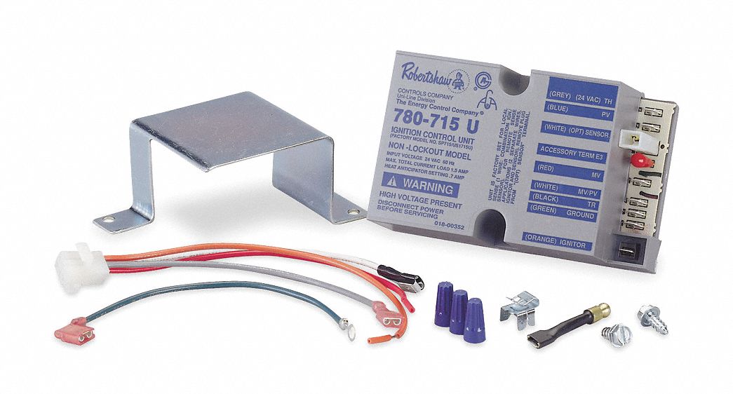 ROBERTSHAW, Nonlockout, 1 Rod or 2 Rod Sensing, 1.5 A Amps AC