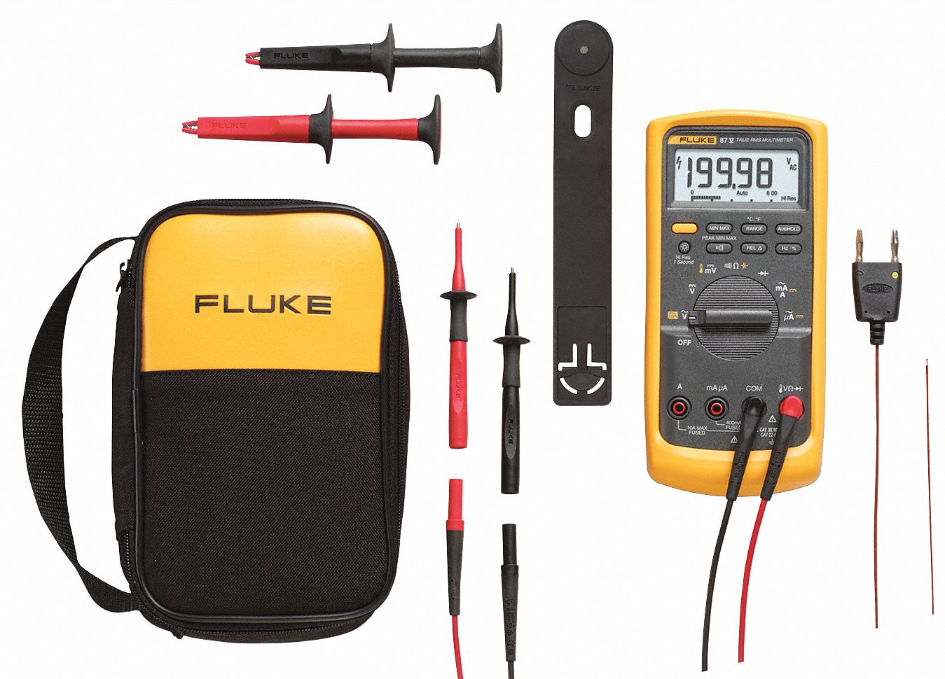 FLUKE, TRMS, Calibration Certificate Included, Digital Multimeter