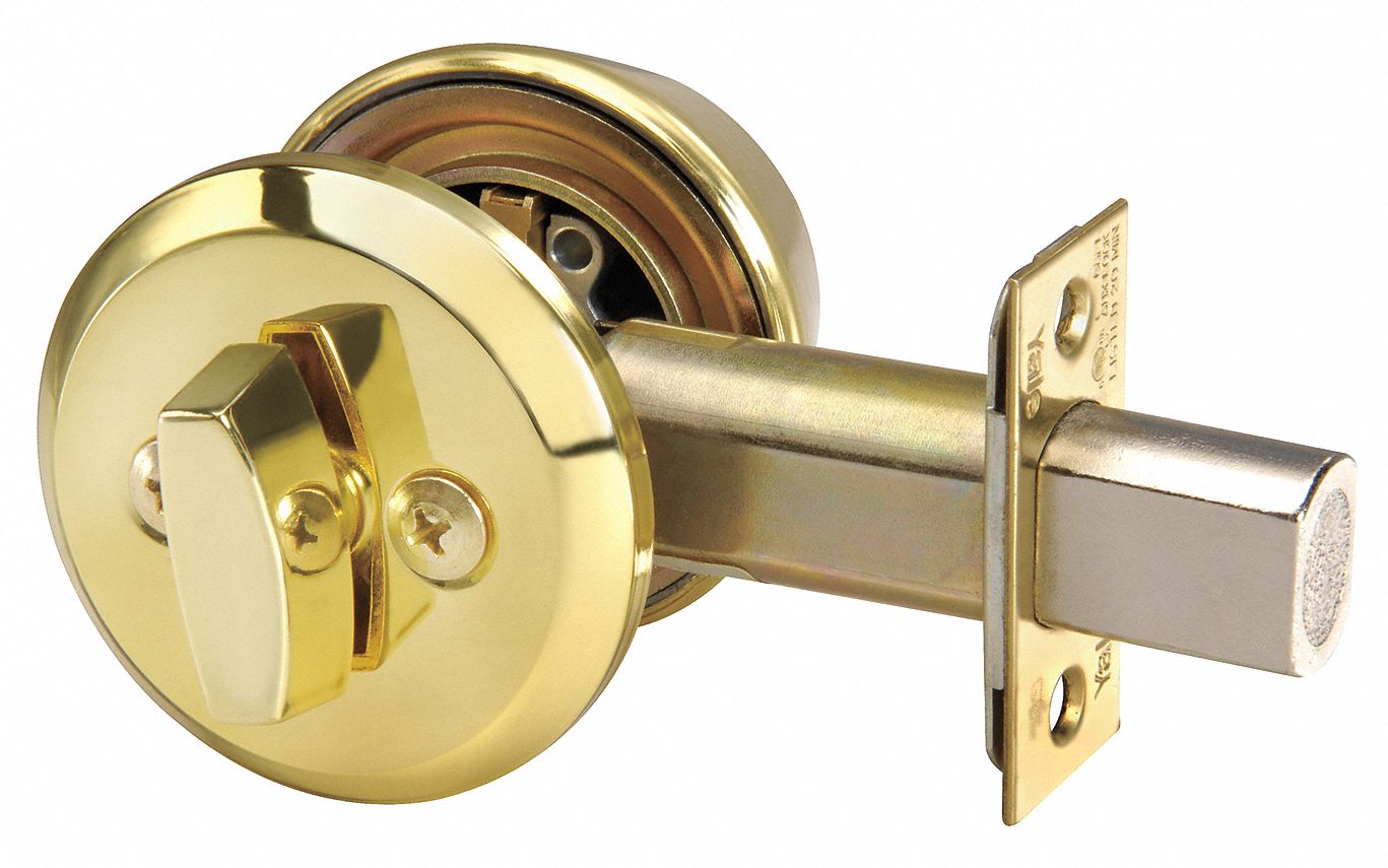 YALE Key Control Deadbolt, Cylindrical, Commercial, 2, QDB2 4ECF6D212 x 605 Grainger