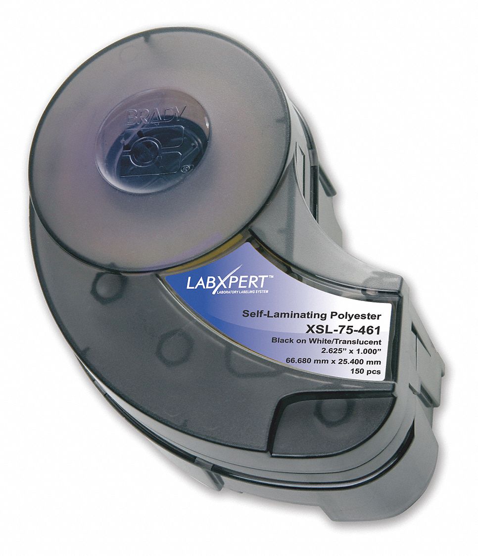 BRADY Label Tape Cartridge, For Use With Mfr. No. LABXPERTKEY, 1 x 25