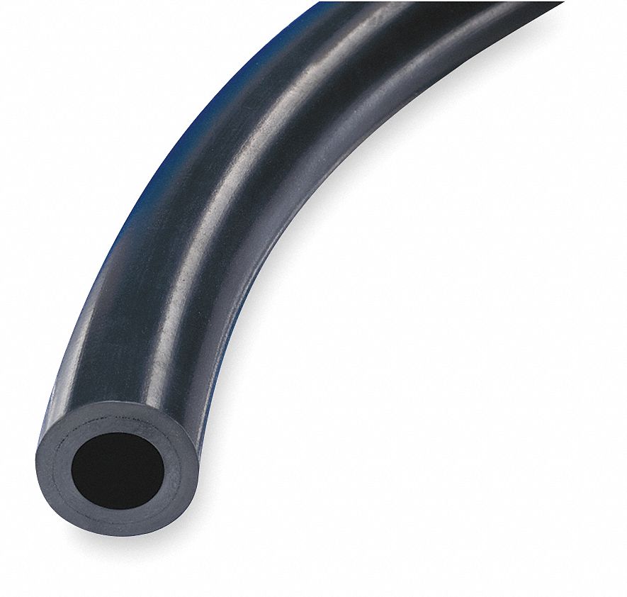 PVC, Black, Tubing 4EGT5K2W0815X200 Grainger