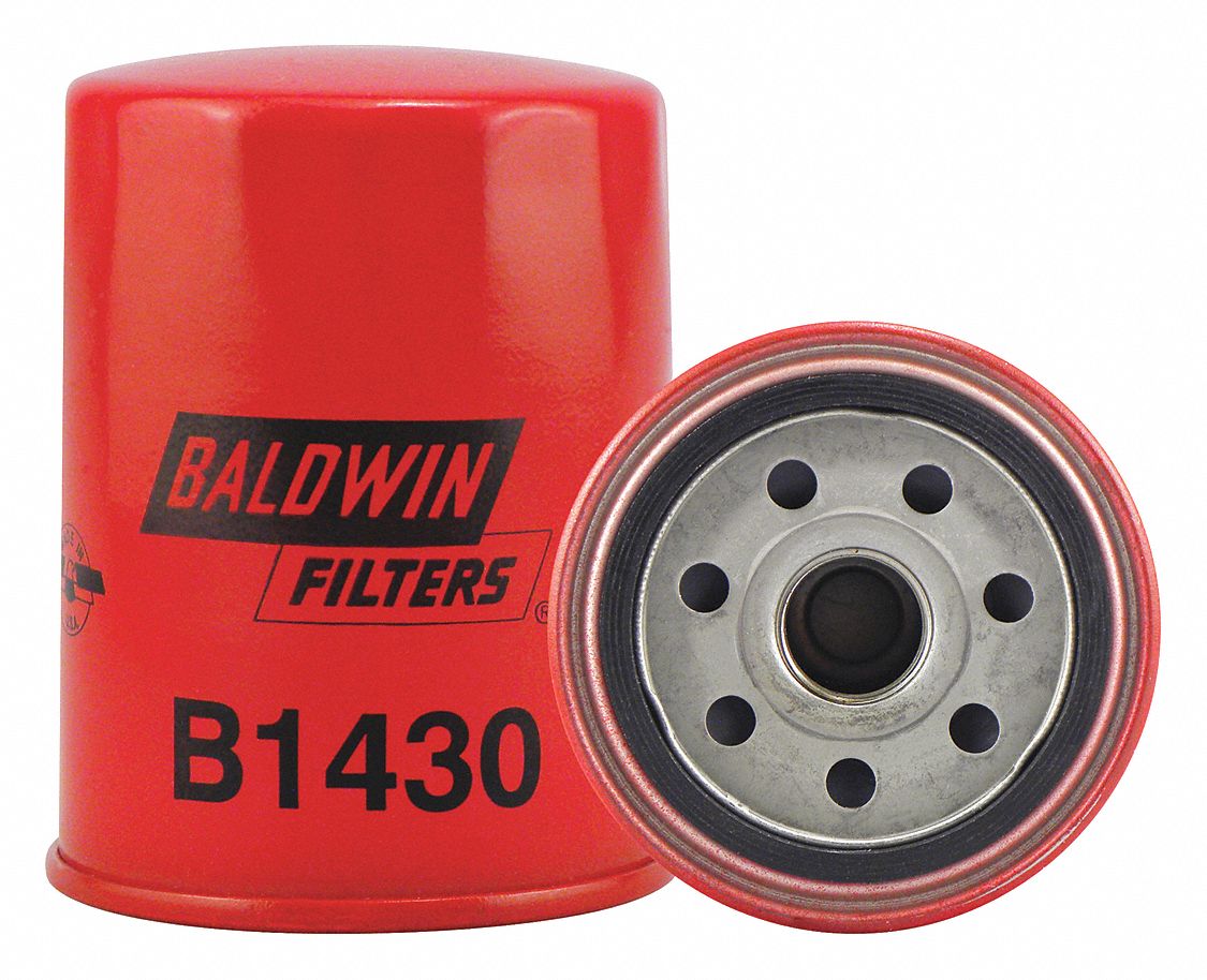 BALDWIN FILTERS SpinOn Oil Filter, Length 4 1/16 in, Outside Dia. 3 in, Micron Rating 23