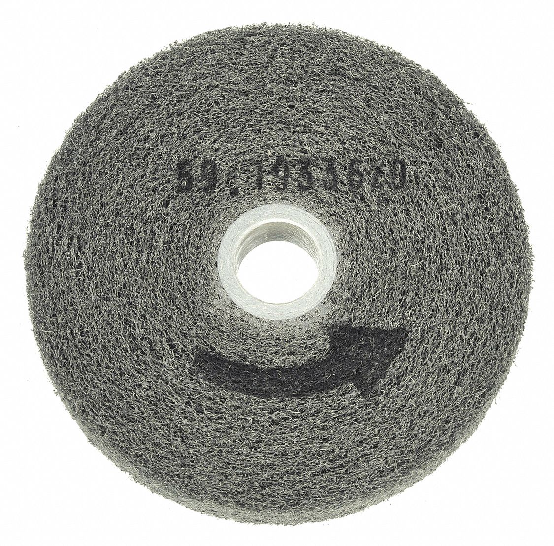 NORTON 6 in Clean and Finish Convolute Wheel, 1 in W, 1 in Arbor Hole