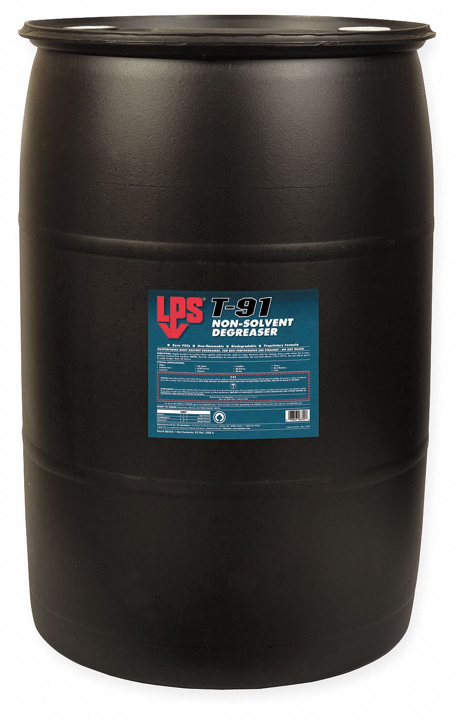 LPS Degreaser, 55 gal Cleaner Container Size, Drum Cleaner Container