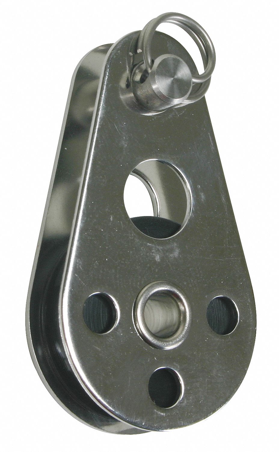 RONSTAN Pulley Block, Designed For Wire Rope, 1/8 in Max. Cable Size, 1