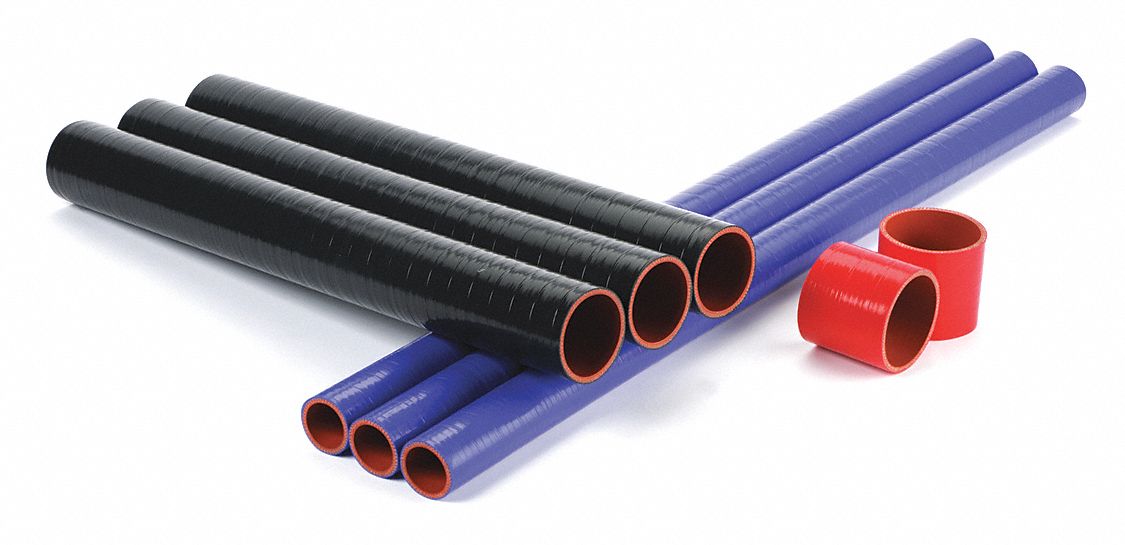 GRAINGER APPROVED Silicone Coolant Hose, Hose Tube Material Silicone