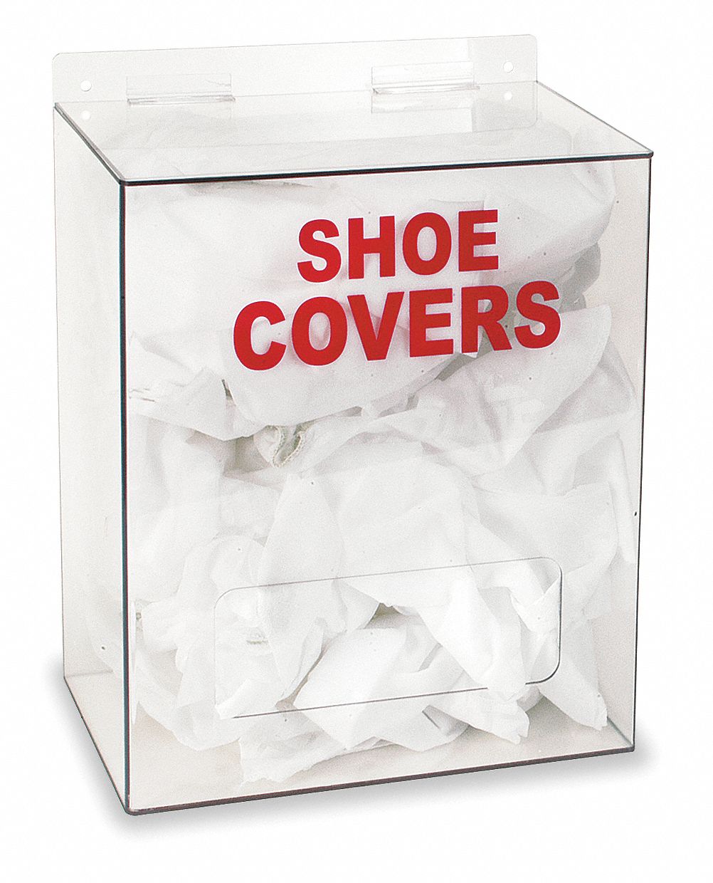 CONDOR Shoe/Boot Cover Dispenser PETG Plastic, Clear 4GMT54GMT5