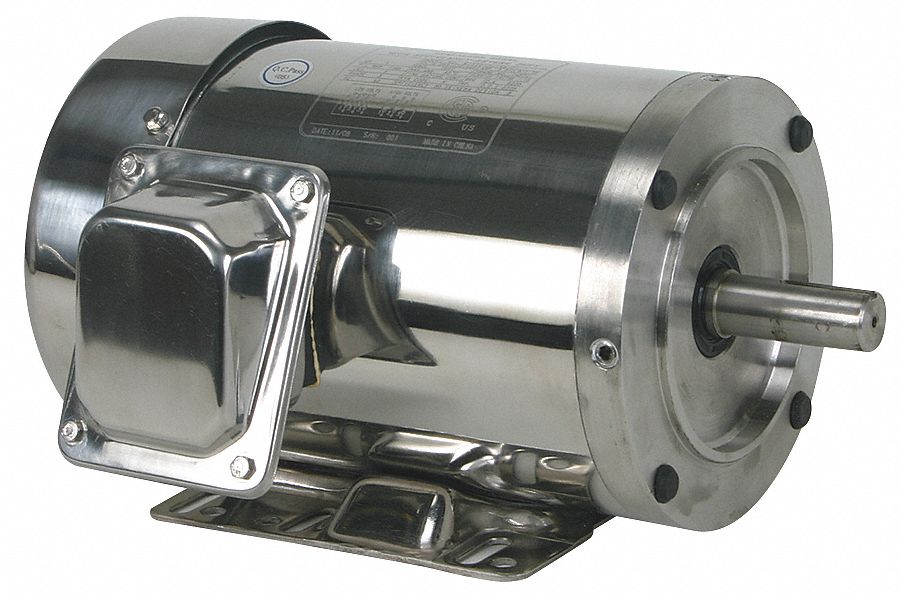 DAYTON, 3-Phase, 1 HP, Washdown Motor - 4GPR9|4GPR9 - Grainger