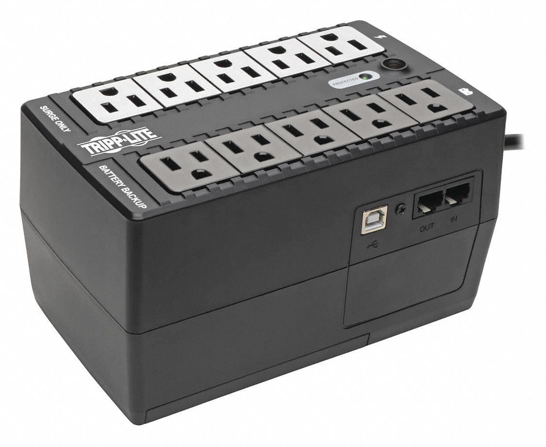 TRIPP LITE, Standby, 550 VA Power Rating, UPS System 4GU33