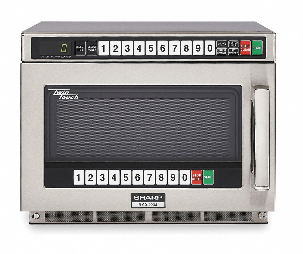 SHARP, Stainless Steel, 0.75 cu ft Oven Capacity, Professional