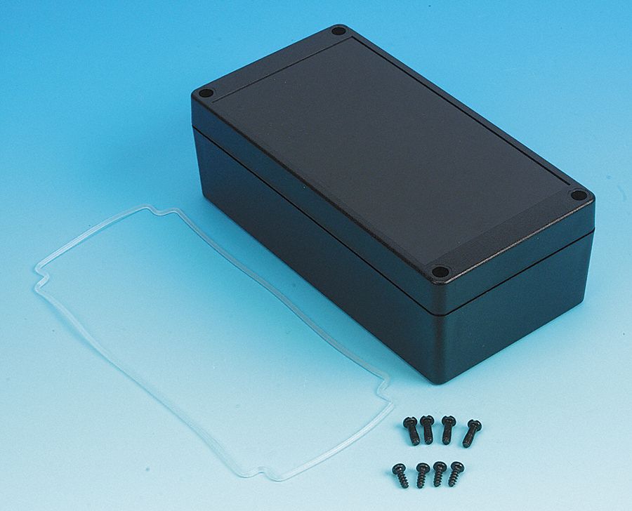 BOX ENCLOSURES Enclosure, Nonmetallic, 4X NEMA Rating, No Knockouts, 6.49 in Height, 3.36 in