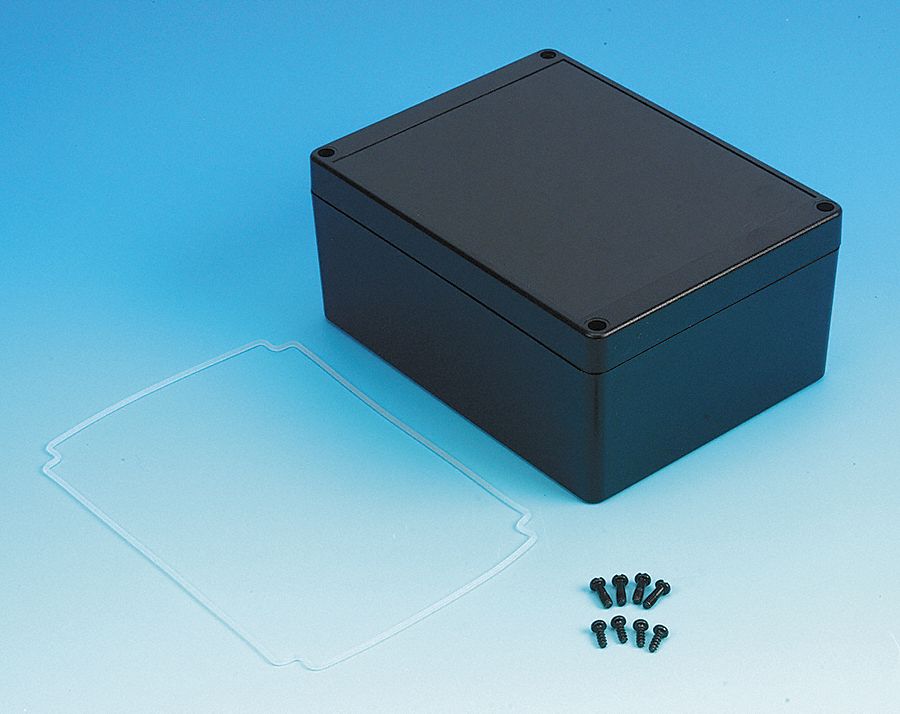 BOX ENCLOSURES Enclosure, Nonmetallic, 4X NEMA Rating, No Knockouts, 6.5 in Height, 4.92 in