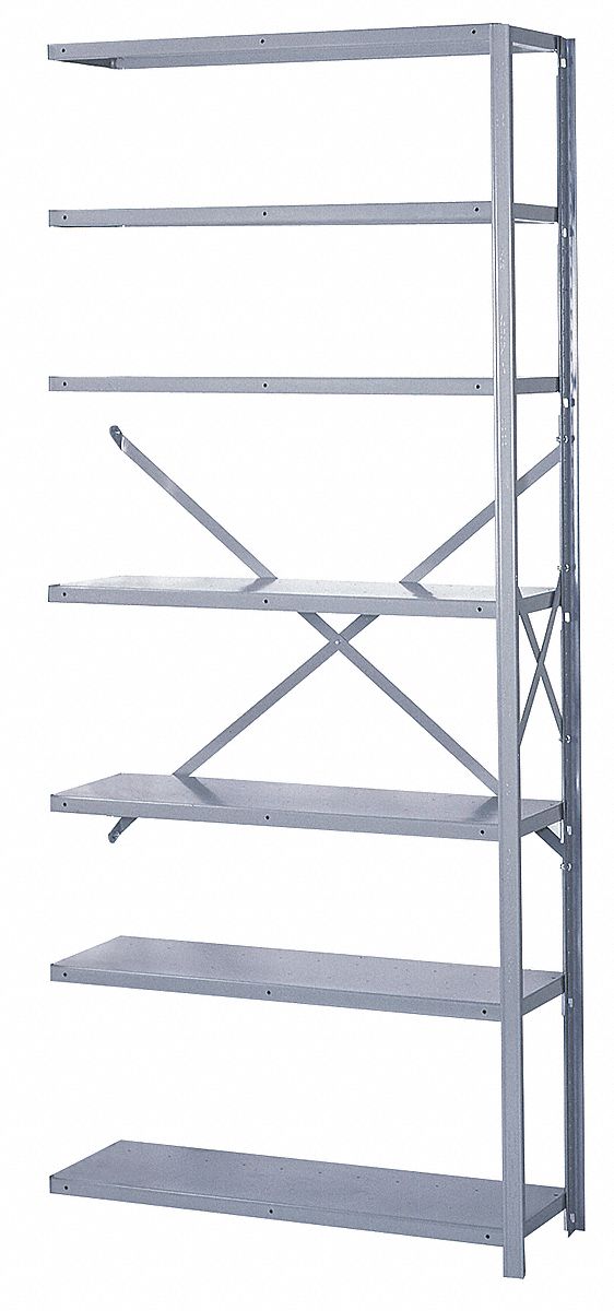 LYON, AddOn, HeavyDuty, Metal Shelving 4GYC4DD8031X Grainger