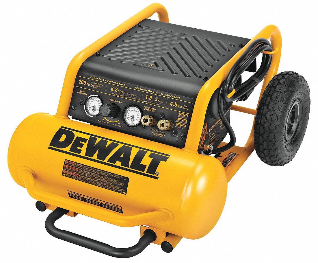 DEWALT Air Compressor,1.6 HP,120V,200 psi 4HDW8D55146 Grainger
