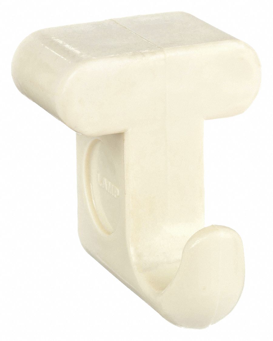 MONROE PMP, 1 Hooks, Thermoplastic, Mount Hook 4HDZ54HDZ5