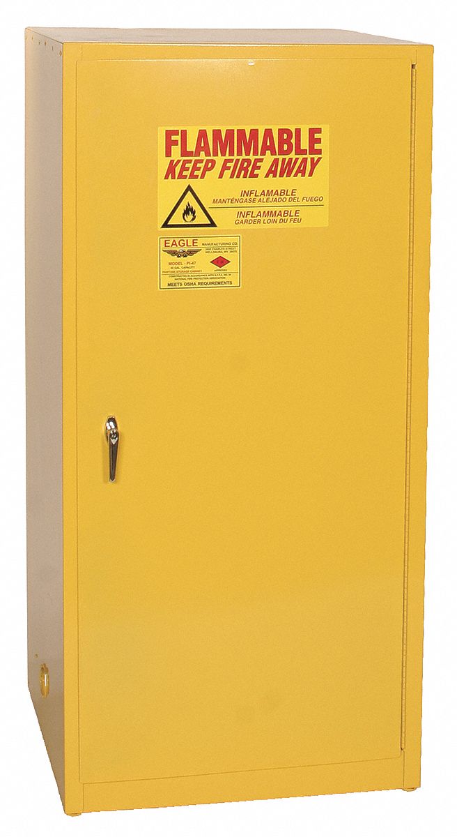 EAGLE 60 gal Flammable SelfClosing Safety Door Type