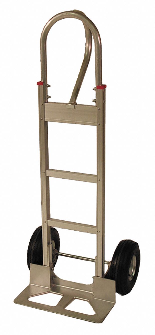 GRAINGER APPROVED Hand Truck, 600 lb Load Capacity, Continuous Frame