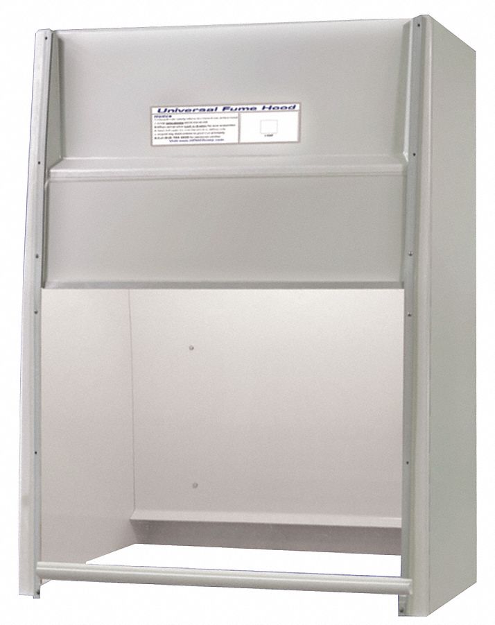 HEMCO, 30 in Overall Wd, 36 in Overall Ht, Universal Fume Hood 4HRY5