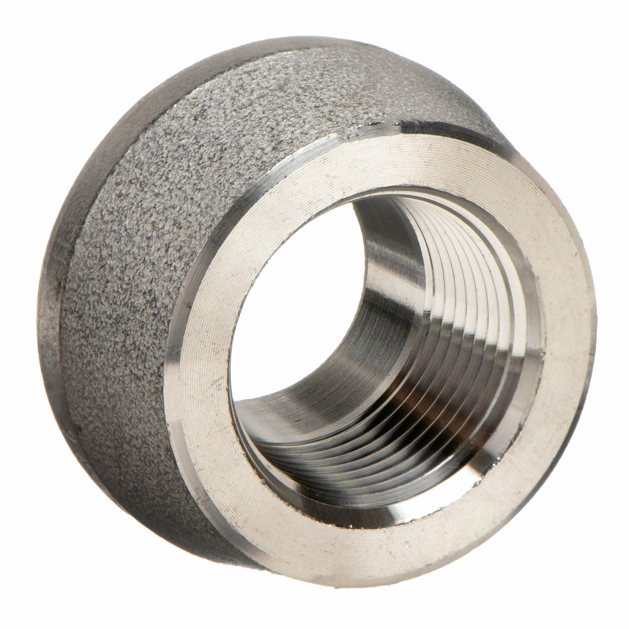 GRAINGER APPROVED 304 Stainless Steel Threaded Outlet, FNPT, 1 in Pipe