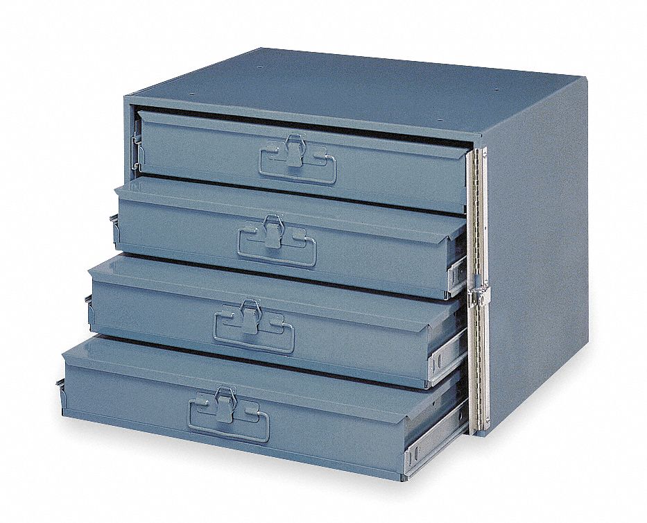 20 in x 15 3/4 in x 15 in, 4 Drawers, Sliding Drawer 4HY23