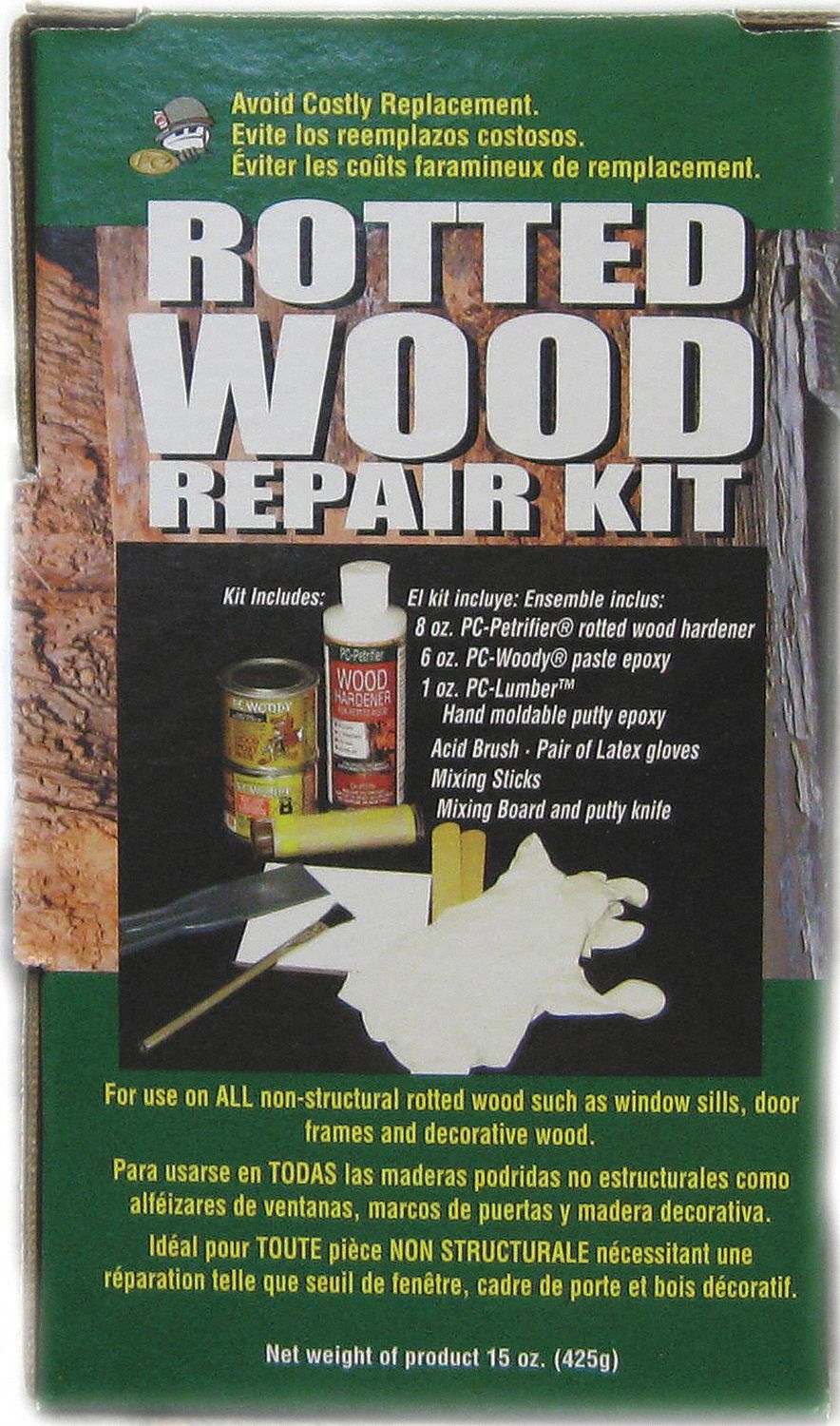 PC PRODUCTS, PC-Rotter Wood Repair Kit, Wood Repair, Kit - 4JMP2|84113