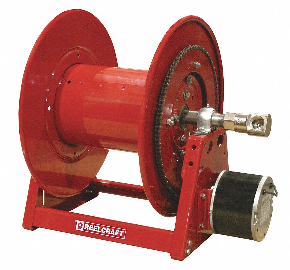 REELCRAFT Electric Motor Driven Hose Reel 230 ft (1 in I.D.), 23 in L