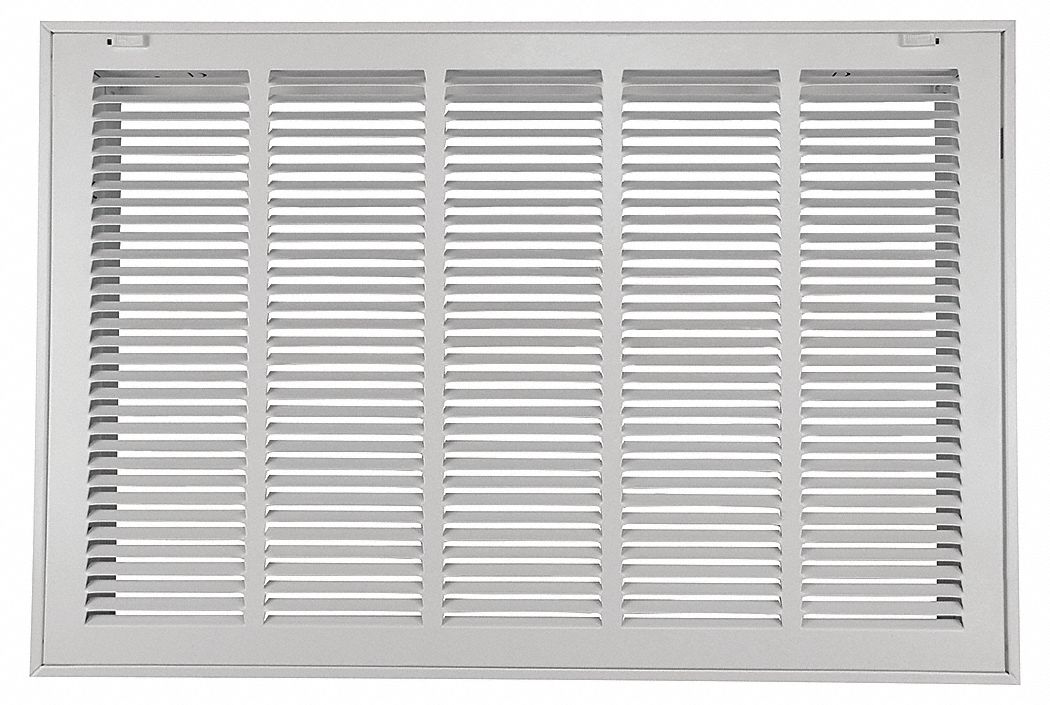 GRAINGER APPROVED Filtered Return Air Grille,20x25",White 4JRU14JRU1