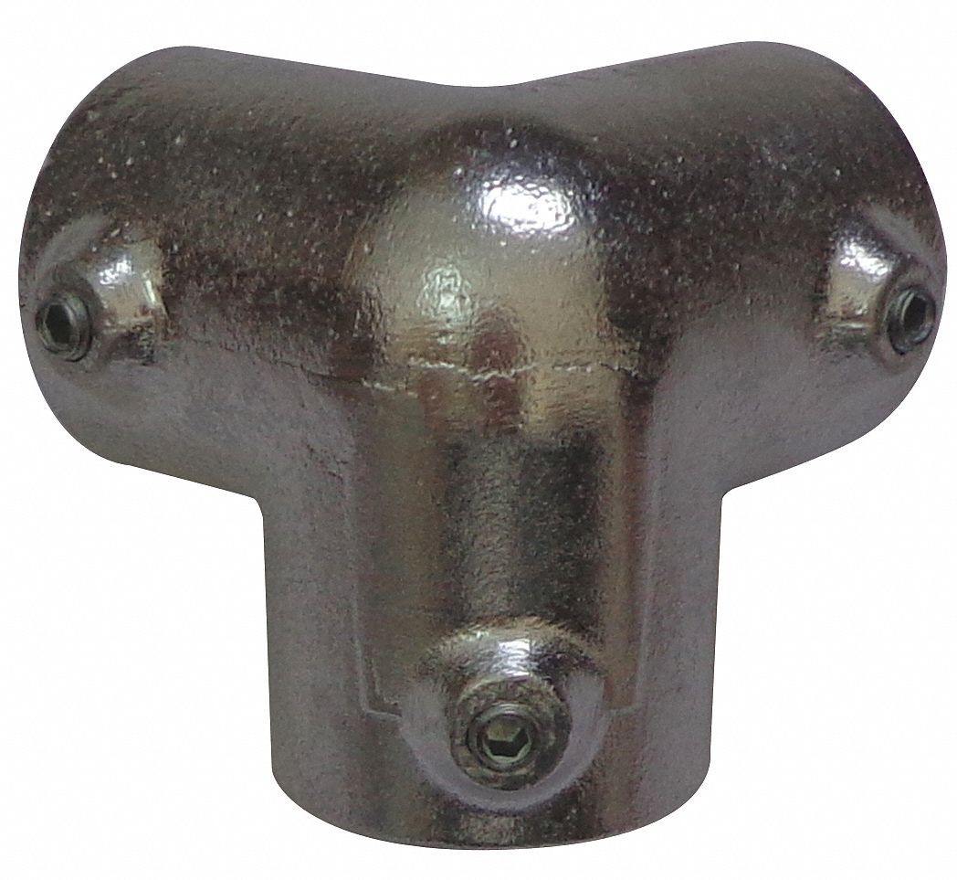 GRAINGER APPROVED Aluminum Structural Fitting, 11/4 Nominal Pipe Size