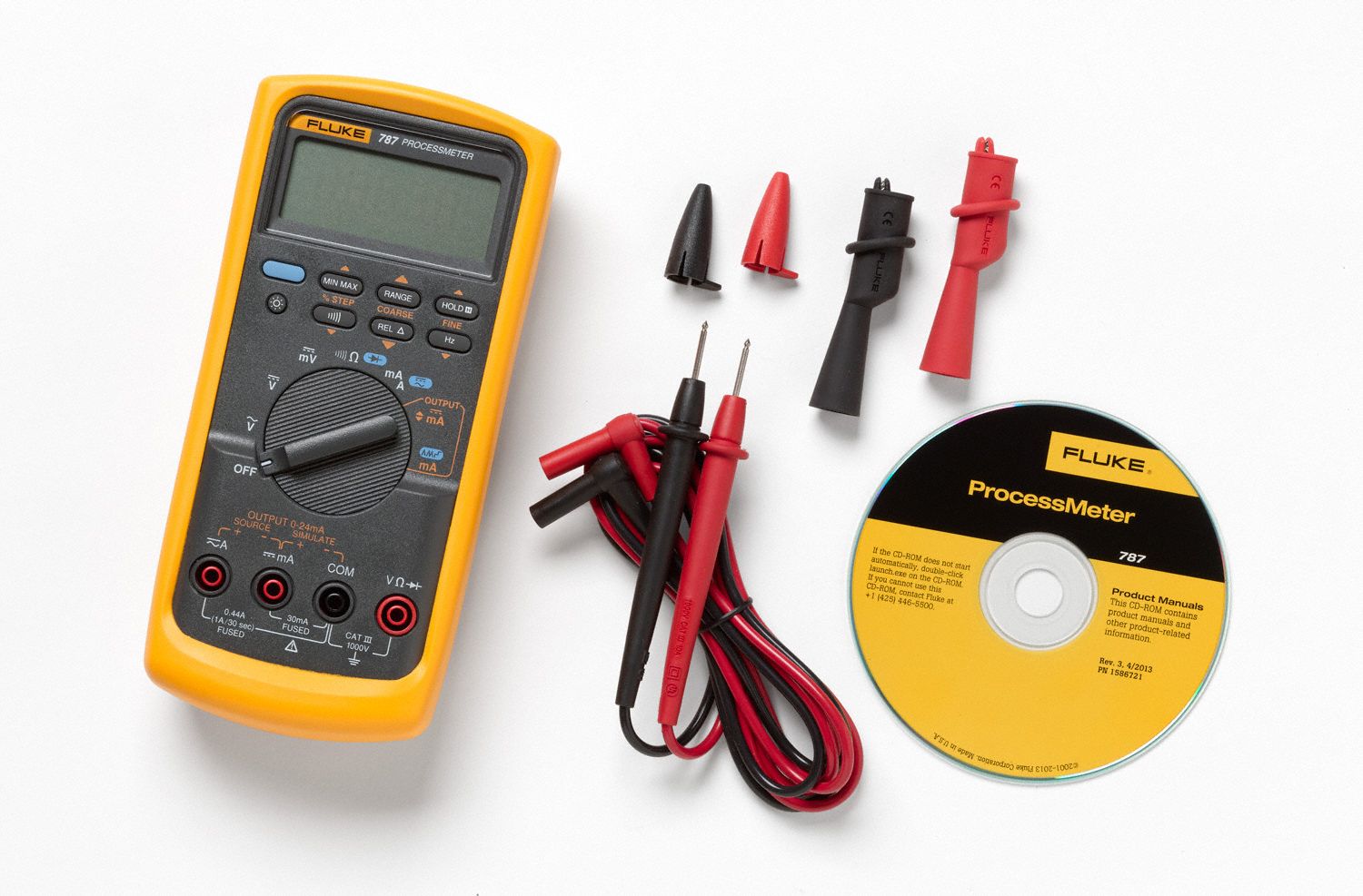 FLUKE Process Calibrator Multimeter 4KF01Fluke787 Grainger