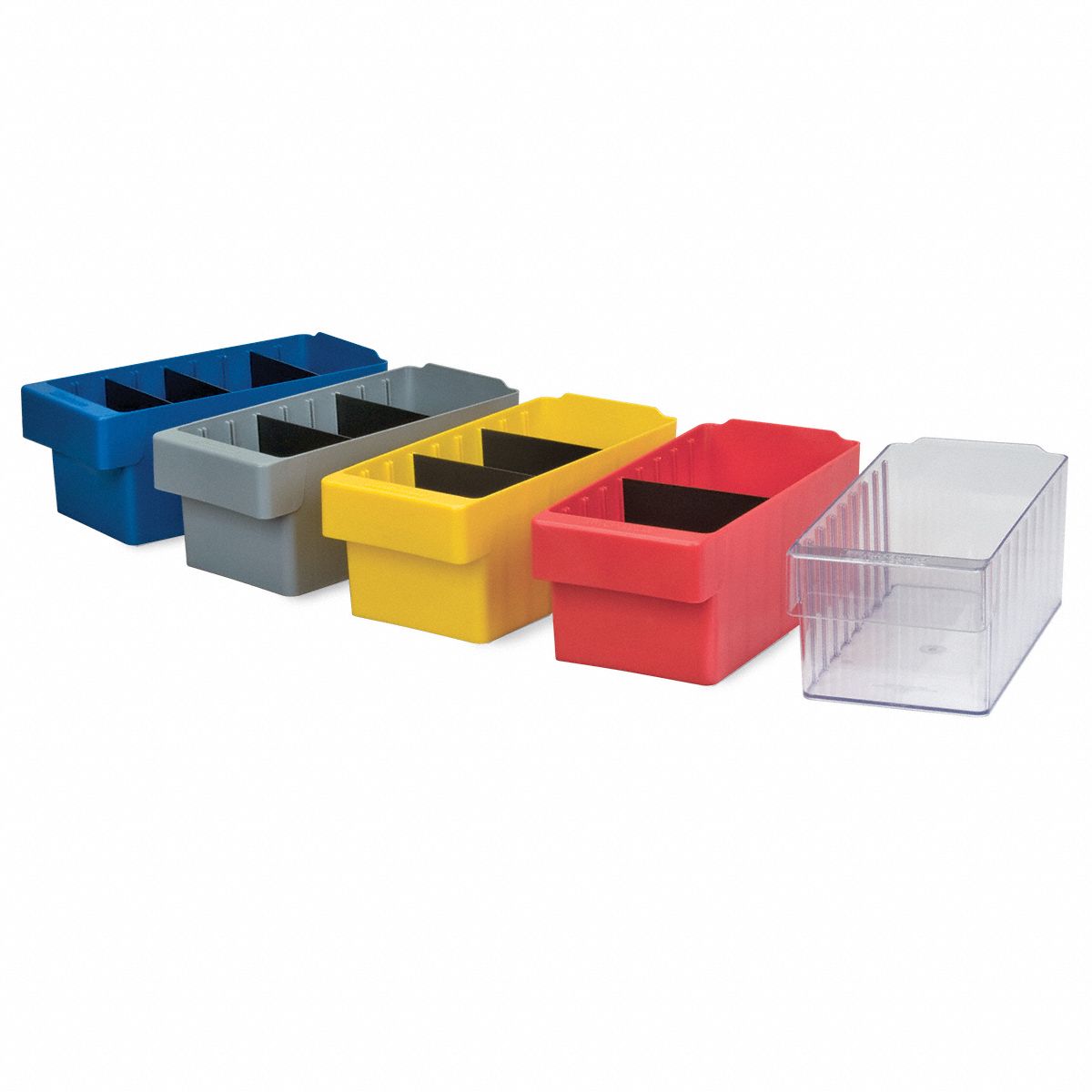 AKROMILS Divider, Black, ESD Conductive No, Overall Height 4 3/8 in