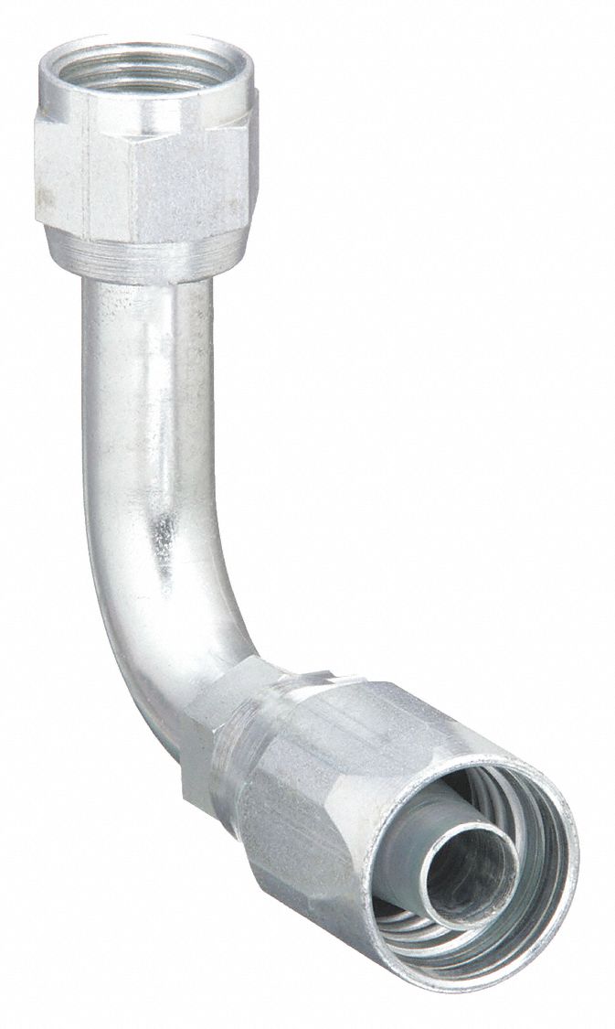 8 For Hose Dash Size, 3/4 in x 1/2 in Fitting Size, Hydraulic Hose